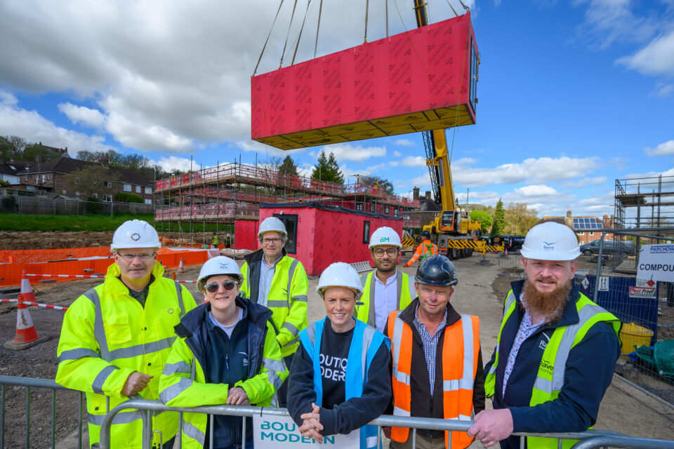 The Raven Housing Trust affordable housing scheme at Lewes under development.

Front (left to right):
•	Alec Thomson – Calford Seaden
•	Ali Bennett, Raven Housing Trust, Executive Director of Homes
•	Sophie Okten, Boutique Modern, Commercial Manager
•	Wayne Brunsdon, Boutique Modern, Senior Site Manager
•	Marc Marsh, Raven Housing Trust, Senior Development Manager

Back (left to right):
•	Paul Treharne, Raven Housing Trust, Technical Manager
•	Jehad Chowdhury, Boutique Modern, Technical Coordinator
